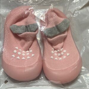 Pink Kids Shoes with Non-Slip Soles